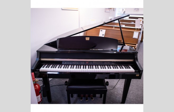 Used Yamaha CLP265GP Polished Ebony Digital Piano Complete Package (SN:ECOH01033) - Image 1